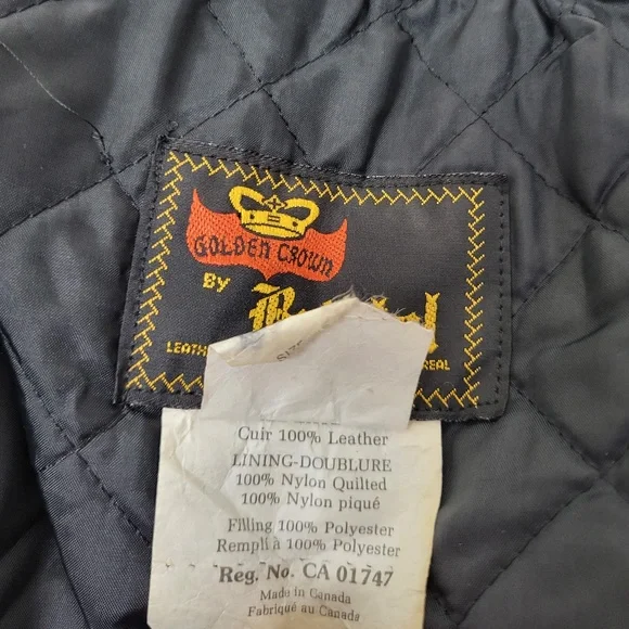 Vintage genuine leather motorcycle jacket iconic authentic 80s 90s fringe - Picture 10 of 16